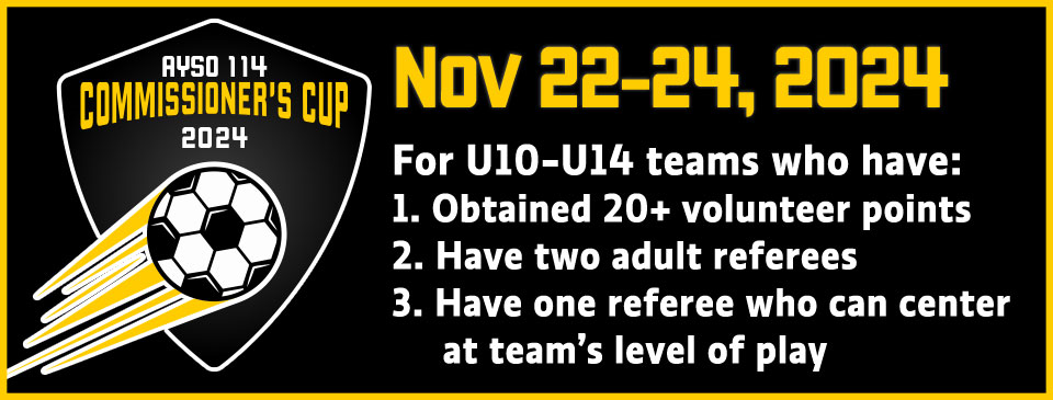 U10-U14 Commissioner's Cup